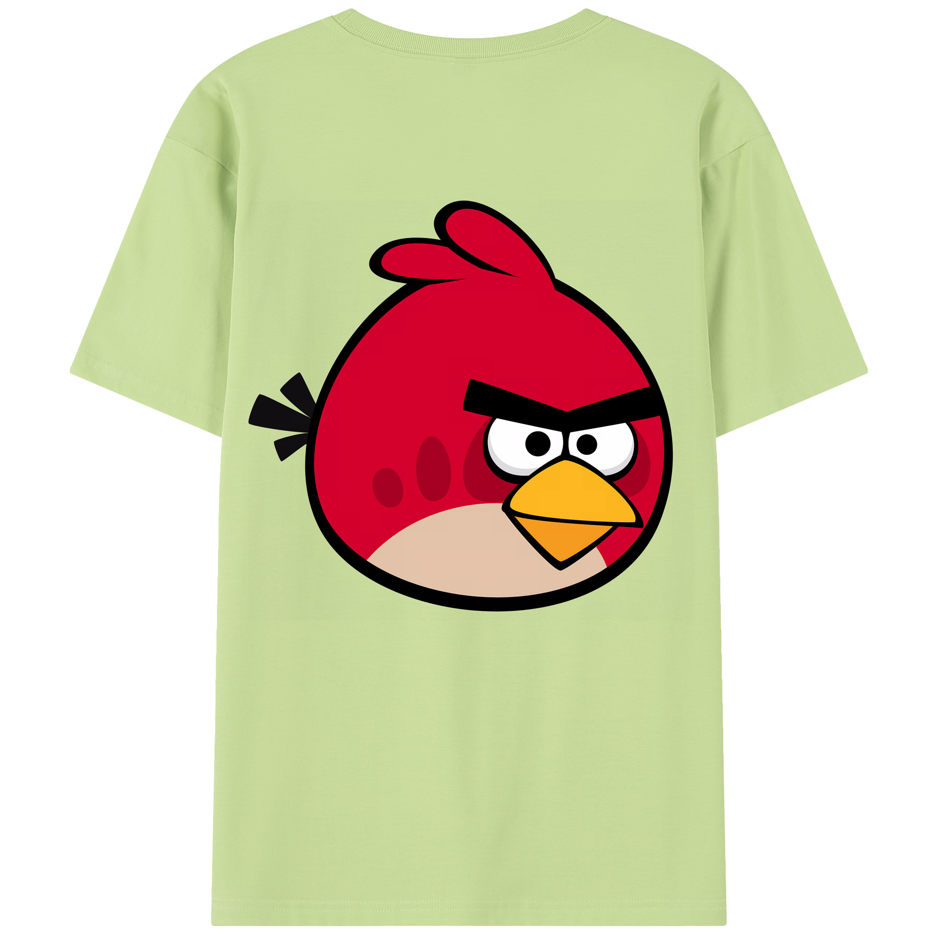 （画像用） Angry Birds アングリーバード 綿100％半袖Tシャツ（背面プリント）